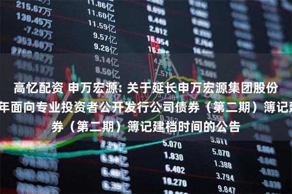 高忆配资 申万宏源: 关于延长申万宏源集团股份有限公司2025年面向专业投资者公开发行公司债券（第二期）簿记建档时间的公告