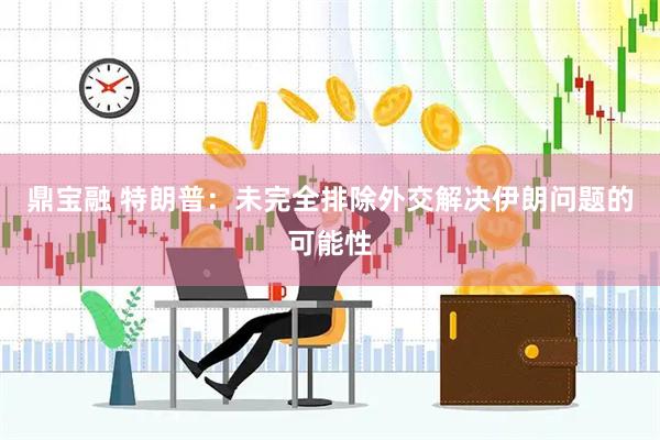鼎宝融 特朗普：未完全排除外交解决伊朗问题的可能性